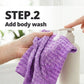Japanese Exfoliating Body Towel – Extra Long 47" 3D Weave | Miyama Textile
